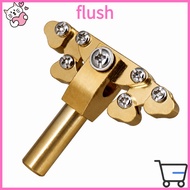 FLUSH Guitar Presser, Brass Color Brass Fret Press Tool, Premium Fret Press Caul For Fret Leveling