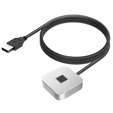 USB Fingerprint Reader with 5ft Cable Fingerprint Scanner Biometric Fingerprint Login Reader for Win