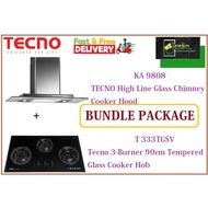 TECNO HOOD AND HOB BUNDLE PACKAGE FOR ( KA 9808 & T 333TGSV)