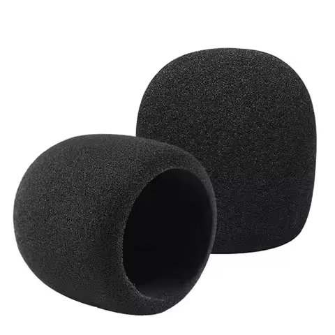2Pcs Windscreen Cover Microphone Windproof Windshield Filter Foam For JBL KMC500 KMC600 Mini Foam Co