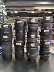 清死貨超平 SIGMA 12-24MM 8MM 50MM 30MM 70-300MM 70MM 17-70MM 17-35MM 內有價 另有Nikon  歡迎查詢 全正常 冇霉 新淨 