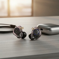 KZ Gale Earbuds HiFi Deep Bass    IEM   PS  KZ Gale Earbud HiFi Bass Dalam Padanan Selesa Berwayar D