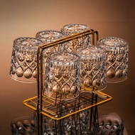 European Style Whiskey Glass Set Household Glass Glass High-value Beer Glass Influencer Creative Hig