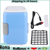 Romanticshop 4L Car Refrigerator Fridge Freezer Mini Portable Cooler