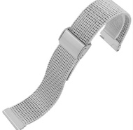 快拆米蘭錶帶精鋼手錶帶米蘭尼斯金屬錶帶 B-4100 (18mm-22mm) 深水步門市任試 代用錶帶/錶帶/手錶帶/皮錶帶/皮帶/剛帶/大量款式/12mm/14mm/16mm/18mm/20mm/2
