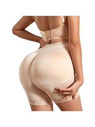 女性加大臀部增強器臀部上提墊蕾絲塑身內褲無痕加厚假臀部內衣