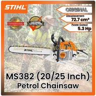 [ORIGINAL STIHL MS382-20/25"] 2-Stroke Engine 3.1HP Petrol Chainsaw | STIHL Gasoline Chainsaw MS382