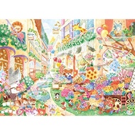 Epock 500 Piece Jig Saw Puzzle Illustration/Art Nakachuchi Wakason Flower Shop (38 × 53cm) 06-522S With Score Ticket with Herpage Epoch