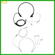 BUB 3 5mm Throat MIC Headset Covert Acoustic Tube FBI Earphone for phone Android