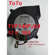 Projector Fan Toto TYF140FJ03 D10F-12B4S1 02A 12V 0.5 7W Centrifugal turbine blower fan Projector Ki