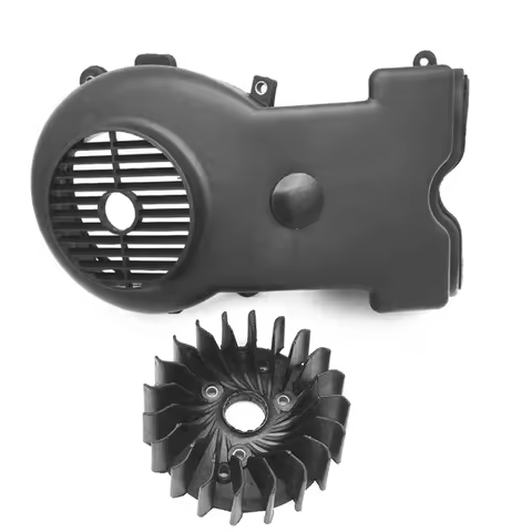 Motorcycle Scooter Engine Cooling Fan Cover Fan Leaf For Suzuki AN125 AN 125 150 AN125T QS150T HS125