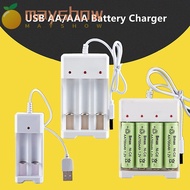 MAYSHOW AA / AAA Battery Charger Independent Adapter Rechargeable USB Output