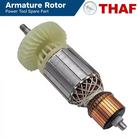 THAF W21-180 W20-180 W21-230 W20-230 Armature Rotor For METABO Angle Grinder Spare Parts Grinder W21