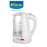 PowerPac Electric Kettle Jug, Cordless Jug 1.0L  (PPJ2001)