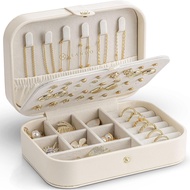 VLANDO Travel Jewelry Case, Portable Jewelry Earring Box Organizer CS37