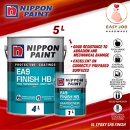 5L Nippon Paint EA9 Epoxy Cat Lantai Simen Cat Kolam Ikan Waterproof Floor Paint