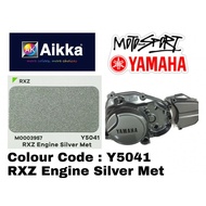 AIKKA Y5041 RXZ ENGINE SILVER MET YAMAHA RXZ FRONT FORK 2K MOTOR PAINT