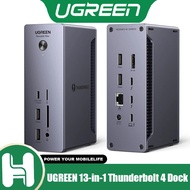 UGREEN Revodok 13-in-1 Thunderbolt 4 Dock 40Gbps Dual Support 4K@60Hz Or 8K, 90W Hub Charger