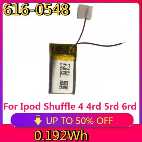 New High Quality Replaceable 616-0548 Replacement Battery 616-0150 for Ipod Shuffle 4 4rd 5rd 6rd Ge