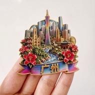 Guangzhou Travel Souvenirs Refrigerator Stickers Guangzhou Tazhongshan Memorial Hall Featured Souven