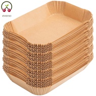 400Pcs Air Fryer Paper for DZ201/DZ401 Reusable Rectangle Air Fryer Baking Paper for Double Air Frye