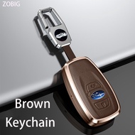 Zobig cho Subaru bọc chìa khóa Fob nhôm chìa khóa xe bằng hợp kim trường hợp Keychain Tương thích vớ