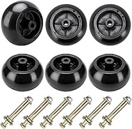 Motofoal Pack of 6 Mower Anti Scalp Deck Wheel for Bad Boy 022-5234-98 E-xmark 103-4051 103-7263 & M