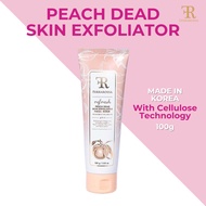 Ferrarossa-Peach Scrub 100g-Removes Dead Skin &amp; Brightens Dull Skin with Pineapple, Made in Korea