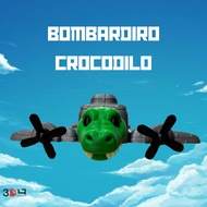 Bombardiro Crocodilo Viral Brainrot 3D Articulated Toys