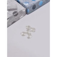 [6mm][1pcs]S925 sterling silver DIY bracelet anklet heart-shaped accessories S926纯银手链脚链吊饰