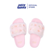 JELLY BUNNY รองเท้าแตะสำหรับเด็กผู้หญิง MINI SLIDE FUR DABA รุ่น B25WKSI003