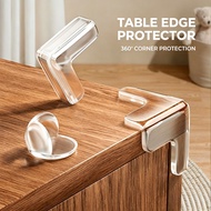 [SG] Corner Protector Table Furniture Sharp Edge Safety Guard Baby Kids Protection Transparent Silic