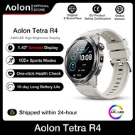 【1 Year Warranty】Aolon TETRA R4 Smart Watch Amoled Cover Lock Comapss Waterproof Smartwatch