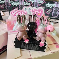 HOTTT Black rabbit pink rabbit keychain with kute rattle