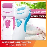 Máy Chà Gót Chân điện Kemei Giá Tốt T10/2023 Máy chà gót chân Kemei Hàn Quốc Máy Chà Gót Chân Cầm Ta