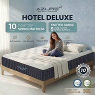 Azure™ Hotel Deluxe 10 Inch | Back Support | Zero Motion Transfer | Spring Mattress | Single Super S