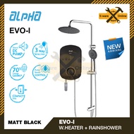 Alpha Evo-I Instant Water Heater Come With DC Pump &amp; Rainshower Alpha Water Heater with DC Pump 热水器