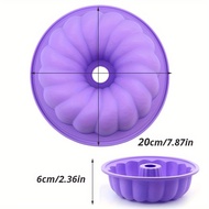 A Silicone Cake Mold 7-8inch Medium-Sized Round Silicone Molds Can Be Used to Make Cakes Fruit Cakes