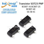 (20pcs) BC807-16 BC807-25 BC807-40 5A 5B 5C SOT23 PNP Power Transistor SMD Chip Triode