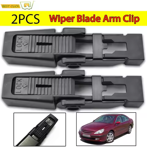 2X Front Wiper Blade Arm Lock Clip Fixing For BMW 5 Series 1996 - 2003 For Audi A4 B6 2000 - 2003 Pe