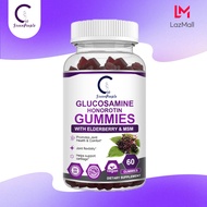 Kẹo dẻo GPGP GreenPeople Glucosamine Chondroitin với MSM & Elderberry - Kẹo dẻo bổ sung sức khỏe khớ