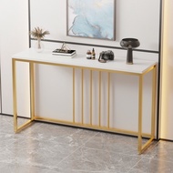 Hallway Entryway Table Console Table Modern Behind Couch Sofa Tables with Metal Frame Long Table