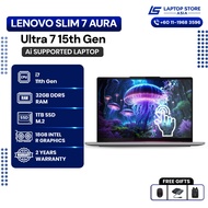 Lenovo Slim 7 AI Laptop | Ultra 7 15th Gen | 14" OLED Touch | 32GB RAM 8600Mhz | 1TB SSD 18GB AI+Cop