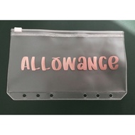 A6 Zipped Envelope with personalized label only A6 envelope