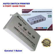 AUTO SWITCH PRINTER 4 PORT GAIN TECH USB SHARING SWITCH PRINTER 4 PORT GAINTECH - AUTO SWITCH PRINTE