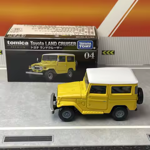 Takara Tomy Tomica Premium 04 Toyota Land Cruiser Alloy Car Model Replica Series Christmas Children 