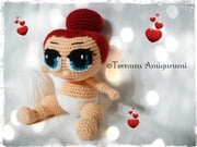 Crochet pattern doll, LOL SURPRISE Ternura Amigurumi