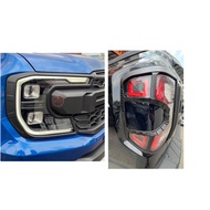 Ford Ranger Raptor 2022-2024 Raptor Head Lamp cover Tail lamp Caver Ranger Raptor Head Tail Lamp 4x4 Car Accessories