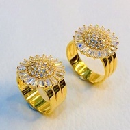 CINCIN MATAHARI (KELOPAK BUNGA 1.6CM) VIRAL 916 GOLD/CINCIN MODEN/BRACELETS/SUN FLOWER/JEWELLERY/EMA