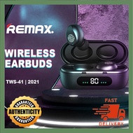 LIGHTWEIGHT MINI Earbuds Wireless Handsfree Bluetooth REMAX Earbuds Bass Bluetooth Earbuds TWS-41 TW